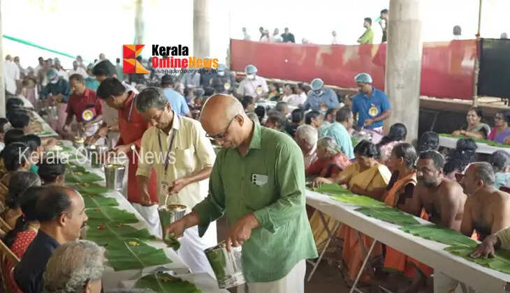 'Thriputhari' celebrated with great devotion at the Taliparamba Rajarajeshwara Temple.