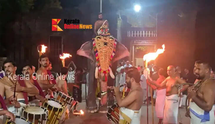 'Thriputhari' celebrated with great devotion at the Taliparamba Rajarajeshwara Temple.6556