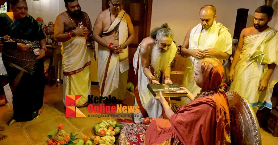 Divine presence of Jagadguru at Taliparambil, Kannur; “Neelakantha Abode” blessed