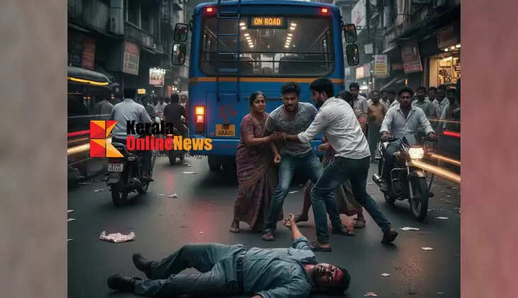 Conductor suffers serious head injury after being asked to move off track to avoid being hit by reversing bus; youth assaults him