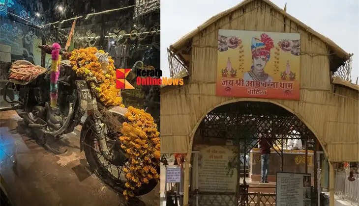A mysterious temple where a Bullet motorcycle is worshipped as a deity; a fatal accident that transformed into an act of devotion.