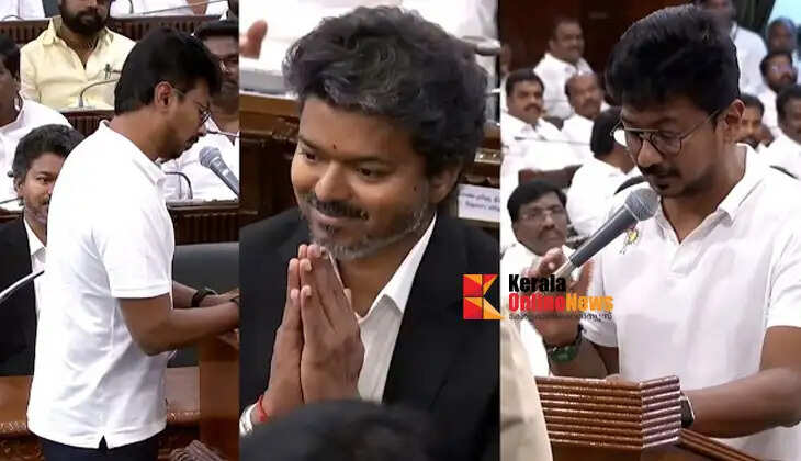 "I, Chief Minister Vijay and Speaker Prabhakar studied in the same college"; Opposition leader Udhayanidhi Stalin renews friendship