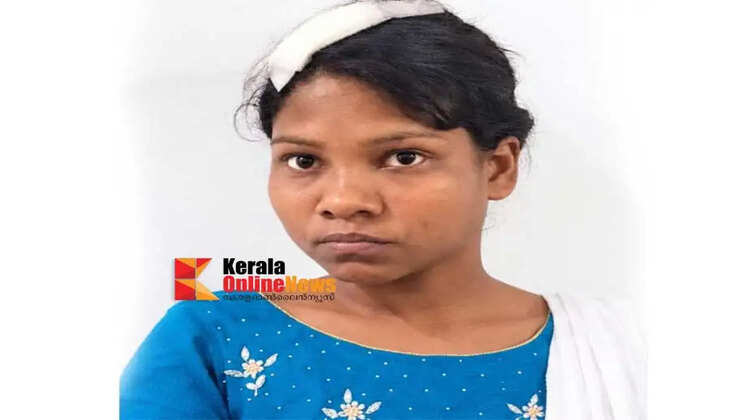 Woman remanded for hacking a young man who questioned her for creating a drunken ruckus in Aralam