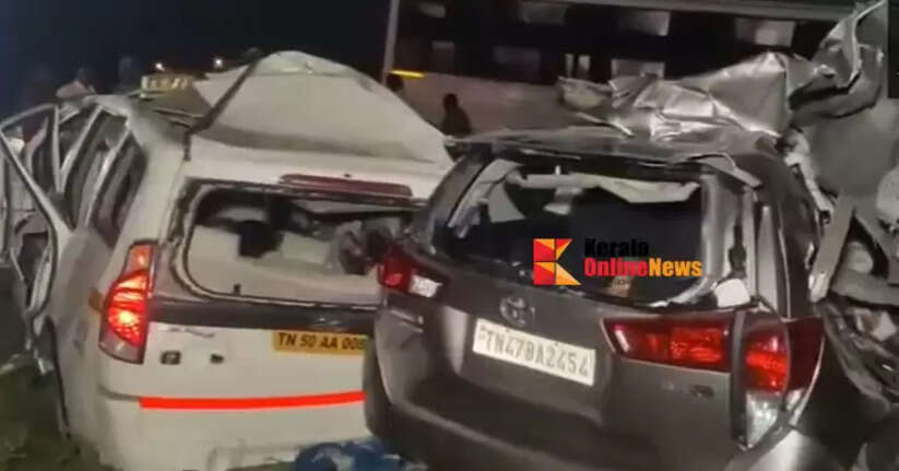 Tamil Nadu government bus with burst tyre crashes into cars; nine dead