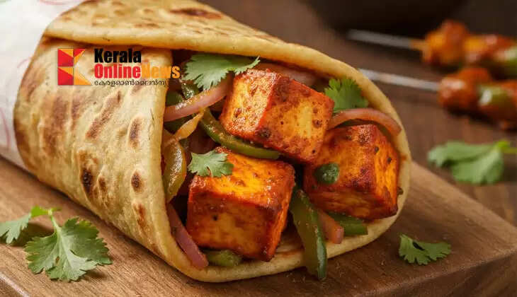 Paneer Tikka Roll 