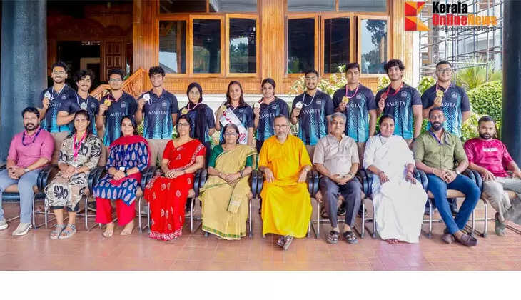 Kollam District Power Lifting Bench Press Championship Amrita Vishwavidyapeetham champions