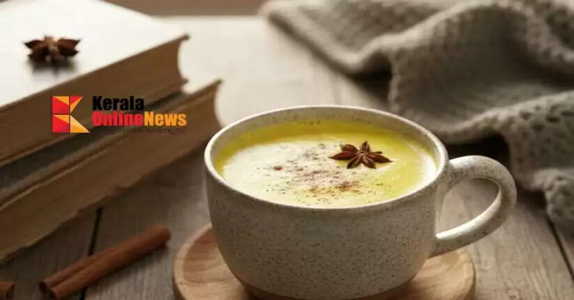 Turmeric milk can be made easily and be healthy.