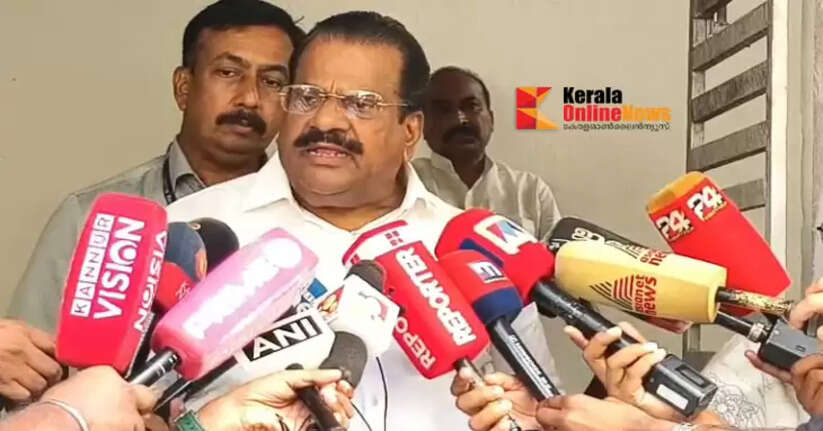 G. Sudhakaran's move is not anti-party: EP Jayarajan