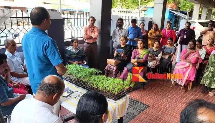 A basket of flowers for Onam; Chend Mallithai distributed