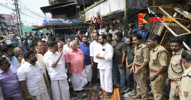 Government considering special package for shop owners and workers who were burnt down in Taliparamba; M.V. Govindan MLA