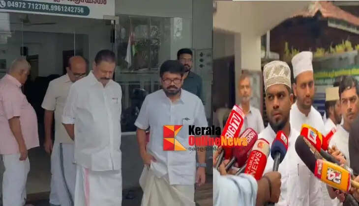 Attack on Samastha's district headquarters in Kannur; window panes smashed.