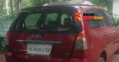 Wild elephant smashes car in Athirappilly