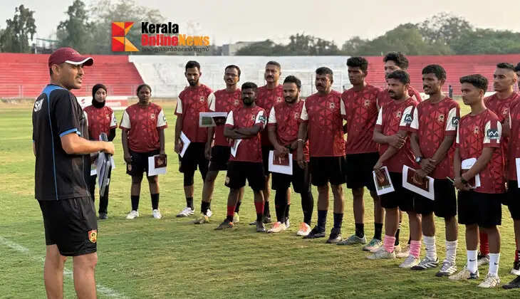 Kannur Warriors organizes training for football coaches in Kannur