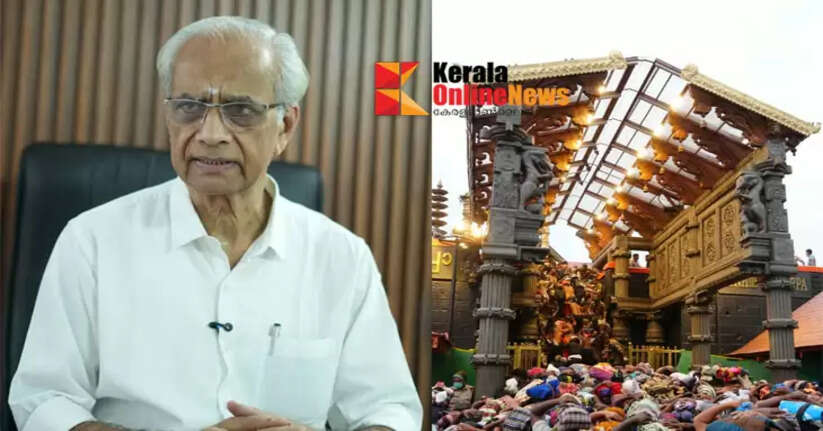 Sabarimala to serve Sadhya to devotees from Tuesday - Travancore Devaswom Board President K Jayakumar
