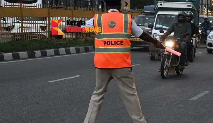Traffic restrictions in Thalassery on September 6.