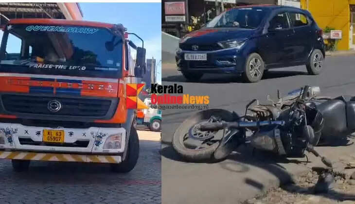Tanker lorry hits bike in Thiruvalla: Technopark employee injured