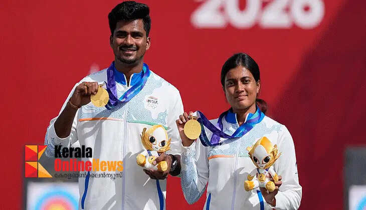 India wins gold again in archery at Asian Games; country wins gold in mixed team event