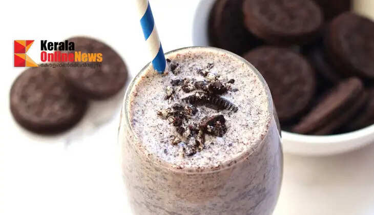 Let's prepare an Oreo milkshake.
