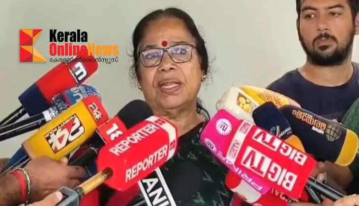 False news against her: P.K. Sreemathi says she will not back down an inch from the defamation case.