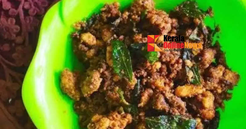 Prepare fish egg masala to go with chapati