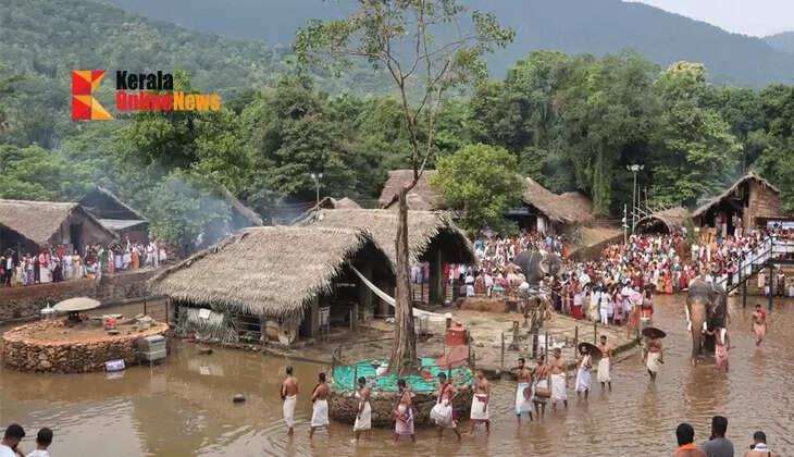 Kottiur Vaisakha Mahotsavam; The first Shiveli took place at Ezhunnallut