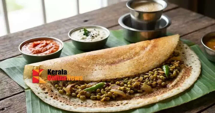 Spicy and crispy Erian Peruvian Dosa
