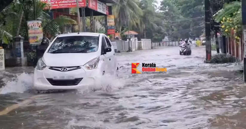 Severe waterlogging; major traffic disruption on the Thiruvalla-Ambalapuzha state highway
