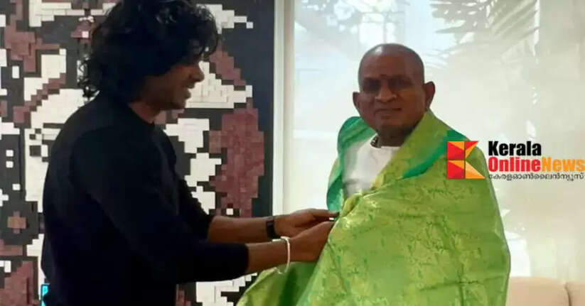 'Music monster'; Ilayaraja is adorned with gold ornaments by a hunter