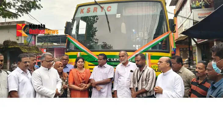 KSRTC special service to Mahe launched; flagged off by MLA 22