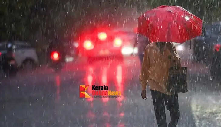 Alert for the next three hours; Red alert in North Kerala; possibility of heavy rain and strong winds across the state.