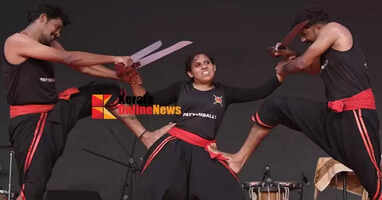 Payyampally Kalari Sangham with May Day and Steps: My Kerala Exhibition Fair, Don't Know About Kalarikkuthari