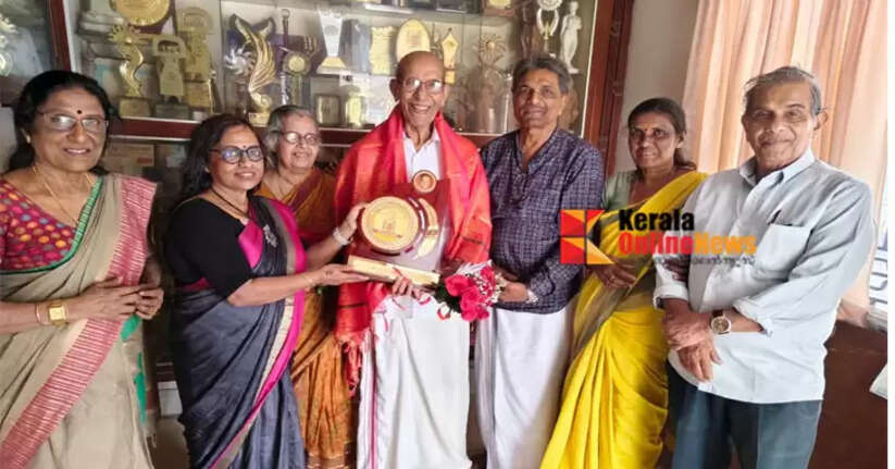 CL Jose presented with Kalasreshtha Award