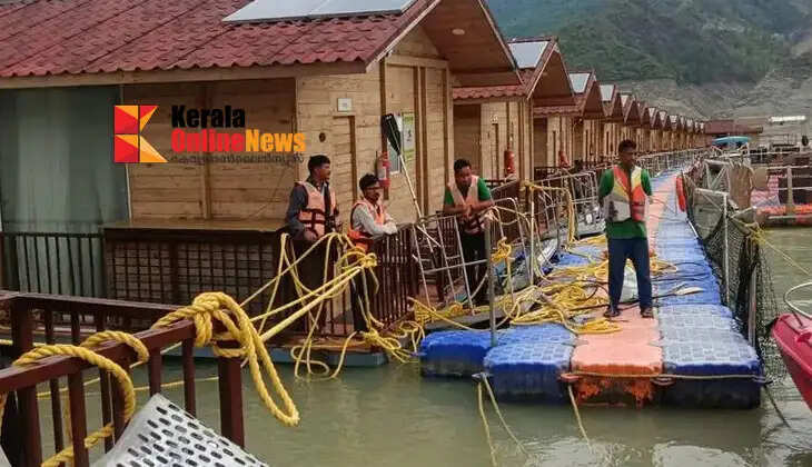 Strong storm; Floating huts capsize in Uttarakhand, causing accident