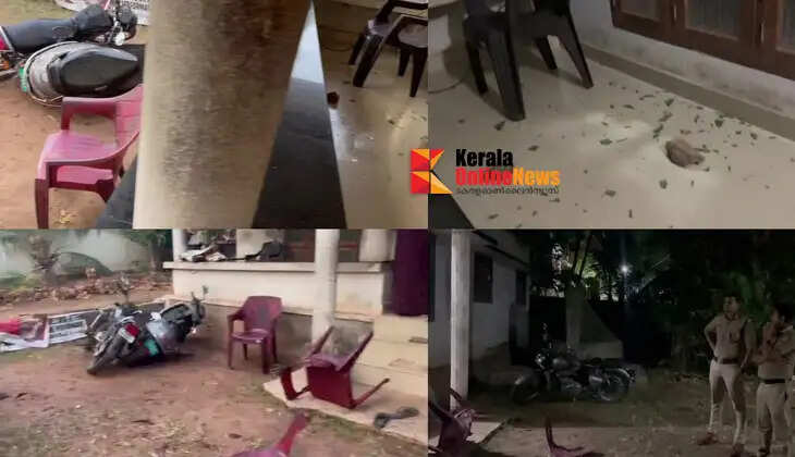 Attack on DYFI leader's house in Kollam
