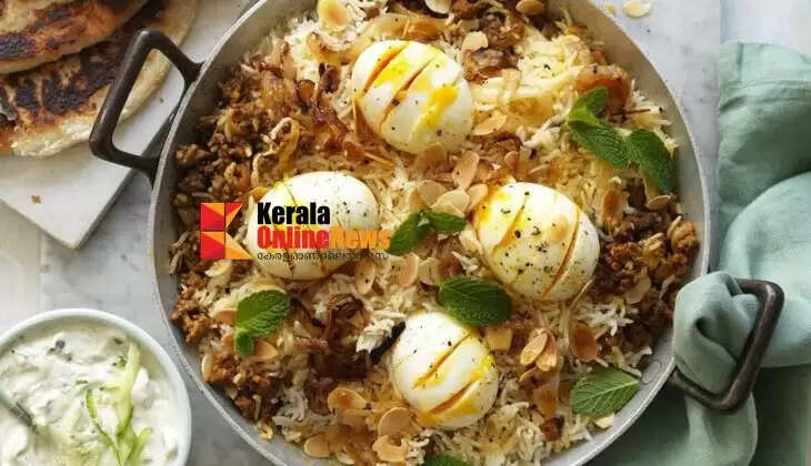 Egg biryani