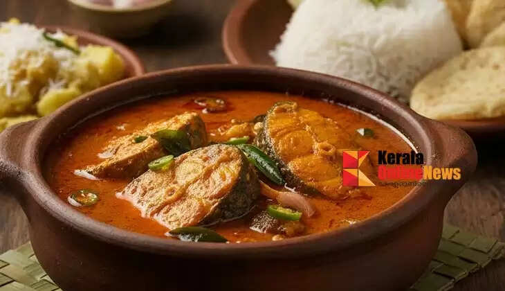 Delicious Kottayam fish curry made with ingredients