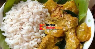 A special curry with chicken and kumbalangam