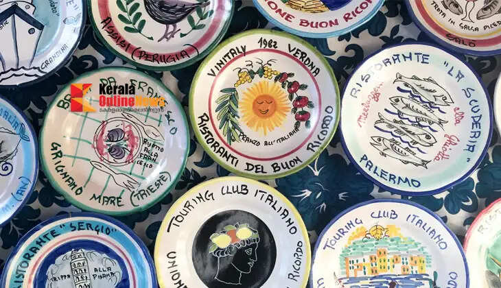 You can even take home the plate you ate from; a curious custom.