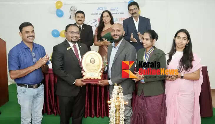 JCI Kalpetta Business Award to Sanju KJ