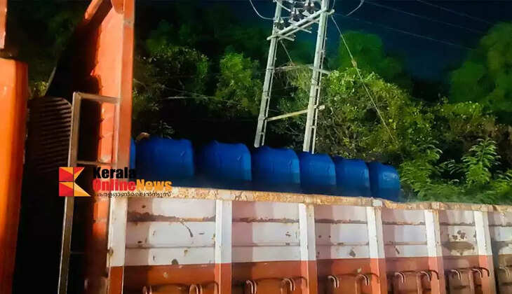 Massive spirit hunt in Ramapuram Cheruthazham Kannur Driver in custody