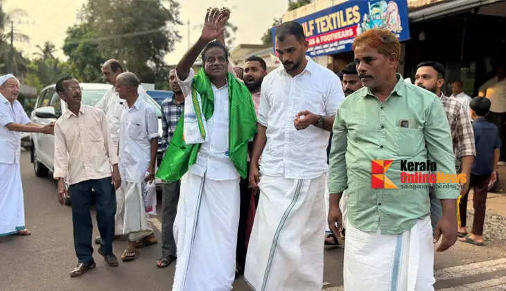 T.K. Govindan's greeting boards in the city even before the results are out! 7