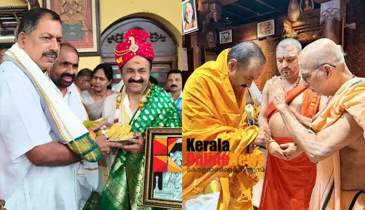 VD Satheesan visits Mookambika temple for the first time after becoming Chief Minister