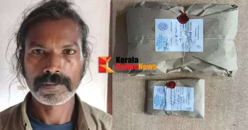 Kanjirangad native arrested with ganja in taliparamba