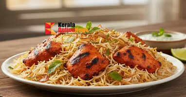 Chicken Tikka Biryani with a mouth-watering aroma and taste