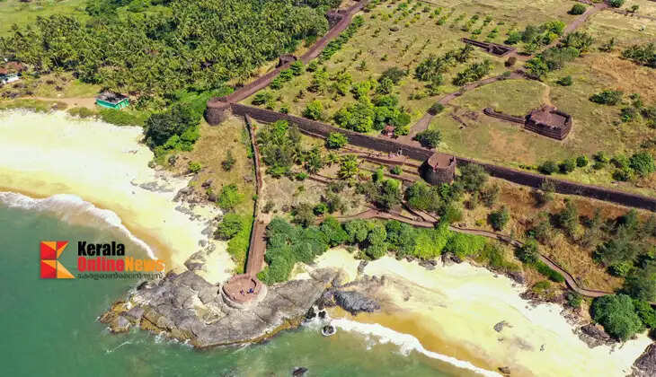 Kerala's largest fort: Bekal Fort, standing tall today and recounting centuries of history.