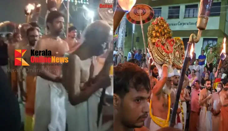 Even at the age of 95, Trichambaratthappan continues to carry a torch