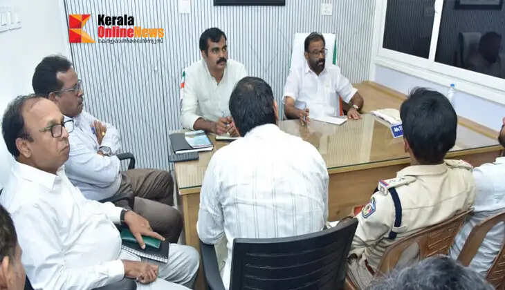 Decision taken at a meeting convened by MLA T.O. Mohanan to resolve traffic congestion at Mele Chovva, Kannur.