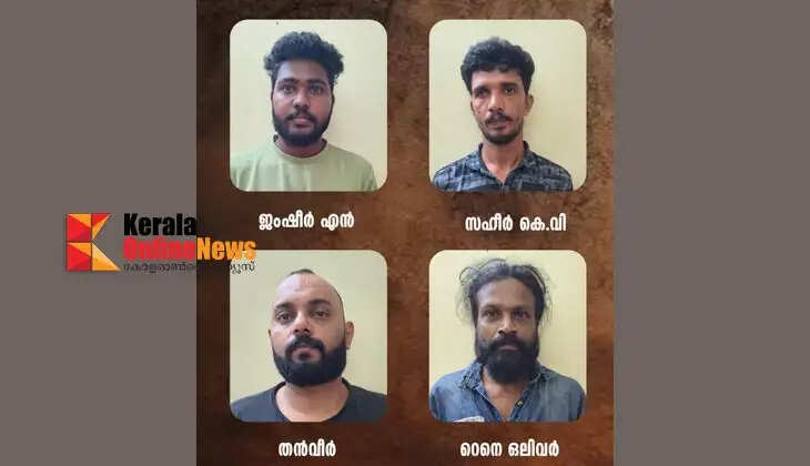 'Operation Toofan' in full swing in Kannur; Four arrested with huge stash of MDMA in Kathiroor