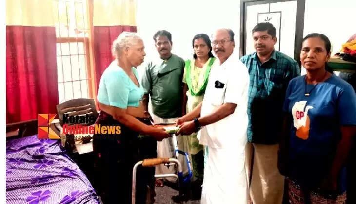 Kannur District Kalaripayattu Assoc. conducted a home visit