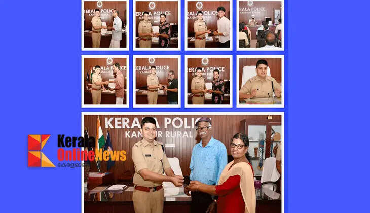 District Police Chief Umesh Goyal found and returned 30 lost mobile phones to their owners in Kannur within 10 days